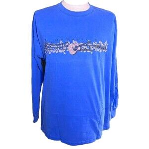 Vintage Y2K Nashville Tennessee Guitar Longsleeve Shirt
